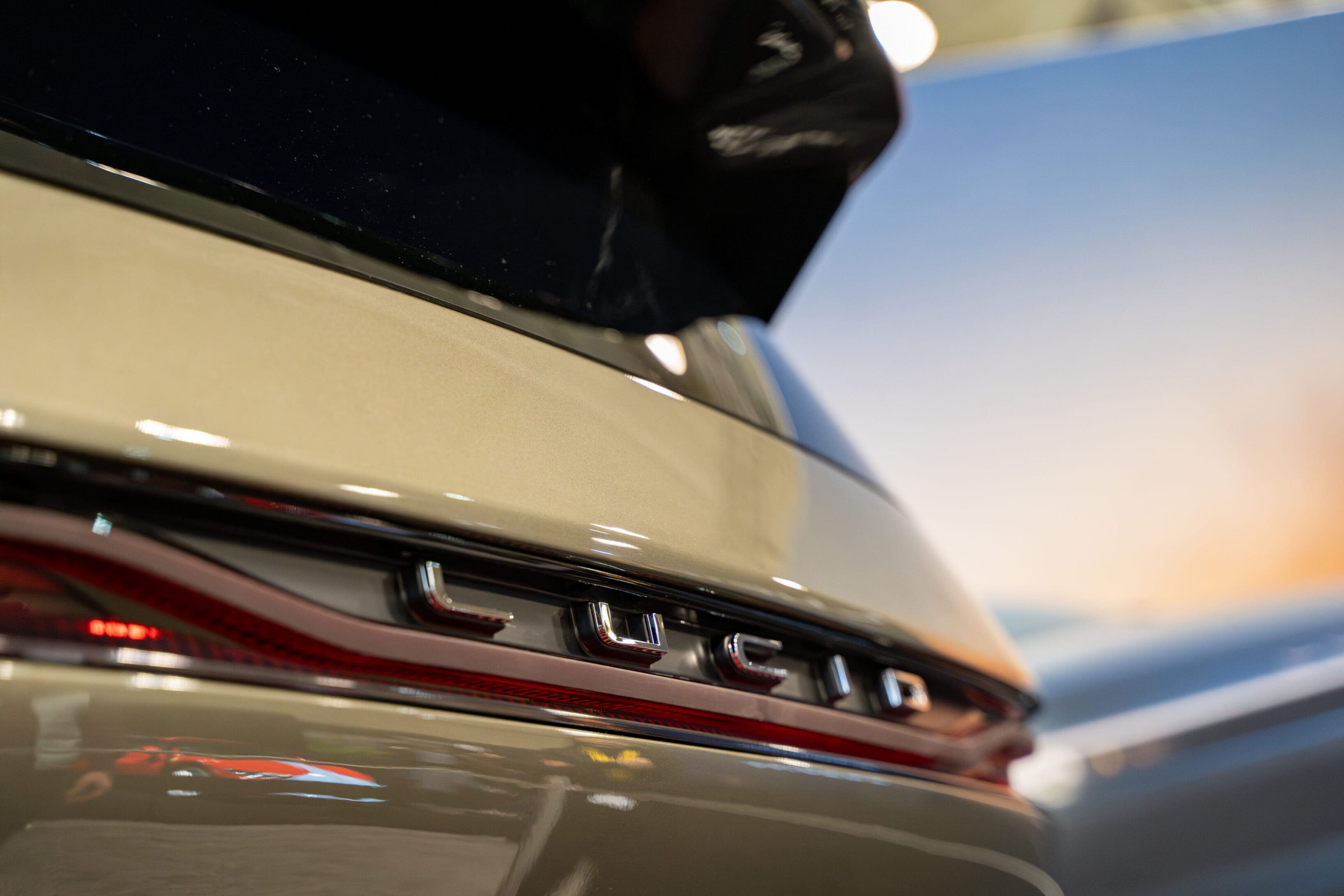 2025 Lucid Gravity automobile at the 2025 Canadian International AutoShow. Toronto, Canada - February 14, 2025.